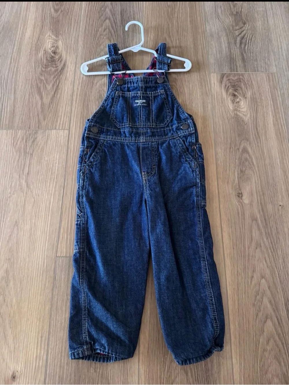 OshKosh B'gosh Dark Blue Denim Overalls for Kids